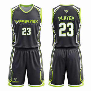 Uniforme de Baloncesto Premium Antibacterial, Tejido Transpirable de Secado Rápido, Talla Grande, Ajuste Cómodo, Uniforme de Baloncesto para Entrenamiento - Product Image 3