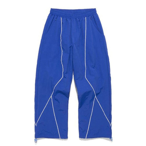 Vintage Zip-Up Windbreaker Tracksuit 2 Piece <b>Lightweight</b> Oversized <b>Men</b>’s Plain Nylon Jogging Set with Tape - Product Image 3