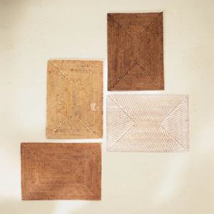 Ensemble de sets de table bohèmes écologiques en rotin, épaisseur 10 mm, tapis en osier, décoration de cuisine, vente en gros - Tendances actuelles 26/27 - Product Image 2