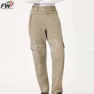 กางเกงคาร์โก้ขายส่ง แบบกำหนดเองได้ ยอดนิยม สไตล์ฮิต มีกระเป๋า เอวสูง ระบายอากาศได้ดี ผลิตจากผ้าฝ้าย สำหรับผู้ชาย - Product Image 2