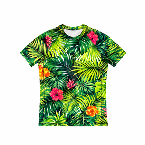 T-shirt de compression à manches courtes pour homme, anti-irritation, séchage rapide, évacuation de l'humidité, pour la course, la gym, l'entraînement, le fitness et le sport - Product Image 1