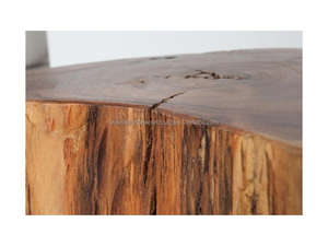 Solid Wood Tree Stump Coffee <b>Table</b> Natural Wooden Log Side <b>Table</b> Rustic Tree Trunk Coffee <b>Table</b> Handmade Solid Wood Stump <b>Table</b> - Product Image 3