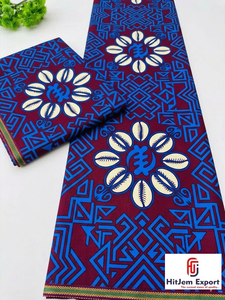 Premium African Wax Print Cotton <b>Fabric</b> Custom Ankara Kitenge for Garment Production Branding Logos Churches NGOs Events Export - Product Image 4