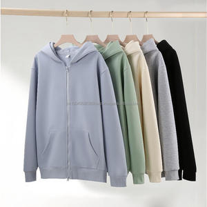 Fabricant de sweats à capuche personnalisés, sweat-shirt à fermeture éclair en coton pur 420g, poids lourd, unisexe, sweat-shirt personnalisé pour homme, luxe pour femme - Product Image 4