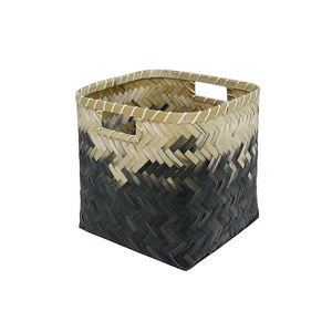 Panier en bambou naturel, contenants de rangement ronds, organisateur de cuisine tressé, articles ménagers de grande taille, ensembles de salle de bain, boîte de décoration intérieure - Product Image 3