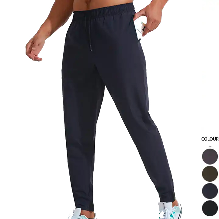 Mens Joggers Drawstring Pockets Distressed Fleece 100% Cotton Fitness Sportswear Bottoms Quick-drying Sweatpants Gym Athletic