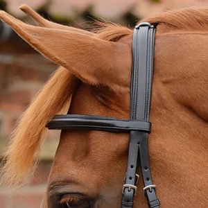 บังเหียนม้าแบบปรับแต่งได้ Horsekraft Anatomical Soft Snaffle คุณภาพพรีเมียม ทำจากหนังอิตาลี อุปกรณ์ขี่ม้าสำหรับกิจกรรมกลางแจ้ง - Product Image 3