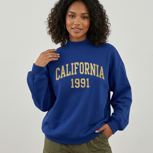 Sudadera de Cuello Alto para Mujer, Algodón Suave, Ropa de Invierno, OEM ODM, Estilo Casual Urbano, Proveedor Mayorista de Alta Calidad - Product Image 2