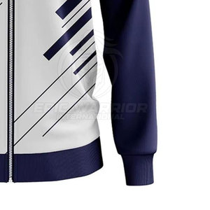 Veste d'entraînement sportive pour hommes de couleur unie, vente en gros, veste d'entraînement respirante pour hommes - Product Image 4