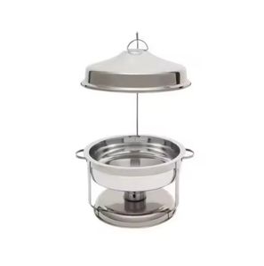 Brasero de luxe en laiton doré pour extérieur, foyer sans fumée à bois avec couvercle en dôme et motif ciel urbain découpé au laser pour patio et jardin - Product Image 6