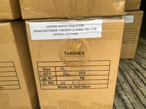 Mordedor de Madera de Café 100% Natural para Perros, Juguete Duradero para Mascotas con Mordida Agresiva, Empaque OEM, Hecho en Vietnam - Product Image 6