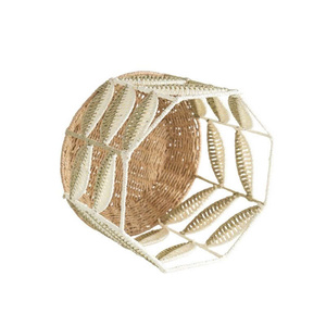 Custom Wholesale Fruit Snack Storage Laundry <b>Hamper</b> Water Hyacinth Woven Storage <b>Basket</b> - Product Image 2