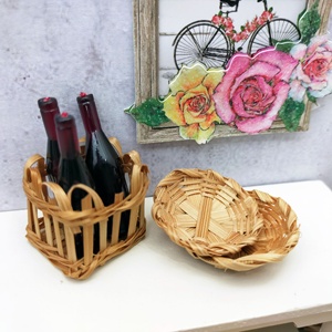 Miniatura 1:12 casa de muñecas escala niños juguete con cestas de plástico botellas regadera tijera Pala y bambú accesorios DIY - Product Image 3