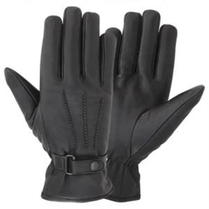 Gants de moto en cuir unisexe à écran tactile, longueur poignet, qualité supérieure, doublure respirante en cachemire, vente en gros - Product Image 5