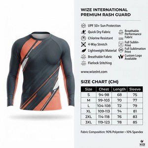 Maillot de bain anti-UV imprimé pour homme, protection solaire, best-seller, faible MOQ - Product Image 6