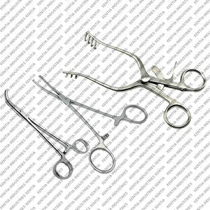 Juego de Instrumentos Médicos de Grado Hospitalario para Aplicación de Apósitos, Instrumentos de Acero Inoxidable con Bandeja para Uso Quirúrgico y Cuidado de Heridas - Product Image 5