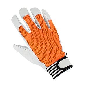 Gants de conduite en cuir de vachette naturel blanc de qualité supérieure, durables, souples, design personnalisé, gants de sécurité pour le travail industriel - Product Image 5