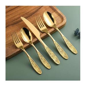 Juego de cubiertos de latón de lujo para bodas, fiestas y eventos en el hogar, apto para lavavajillas, disponible en stock. - Product Image 4