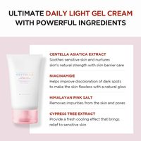 Crème Gel Légère Réductrice de Pores à la Centella et Niacinamide de Madagascar 75ml – Soin Coréen Végétalien Anti-Âge pour Tous Types de Peau