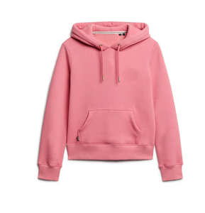 Sudaderas al por mayor para mujer, de corte ajustado, con forro polar, de algodón, con lavado ácido, con logotipo personalizado por transferencia térmica. - Product Image 2
