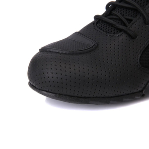 Bottes de moto courtes, chaussures de moto toutes saisons avec construction durable, semelle antidérapante et design confortable - Product Image 5