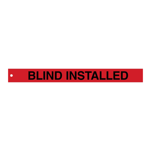 Brady Flexible Flag Style <b>Blind</b> Tag 2 in H X 20 in W for Industrial Piping - Product Image 1