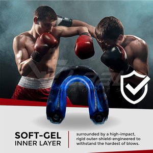 Protector Bucal de Boxeo de Venta Directa de Fábrica, Precio Económico, Protector Bucal de Boxeo Ligero para Adultos - Product Image 3