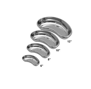 Bandeja Médica de Acero Inoxidable en Forma de Riñón de 8'' Reutilizable, Fácil de Limpiar, para Hospital y Procedimientos Quirúrgicos - Product Image 5
