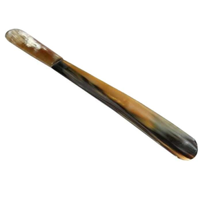 Best Selling Eco-Friendly Buffalo Natural Flat <b>Shoe</b> Horn with Handle Handmade Modern Bulk Purchase High Quality - Product Image 1