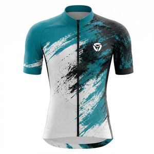Uniforme de Ciclismo Personalizado para Hombre, Jersey de Manga Corta y Pantalones Cortos, Ropa Deportiva Transpirable de Secado Rápido para Ciclismo de Carretera y Carreras - Product Image 4