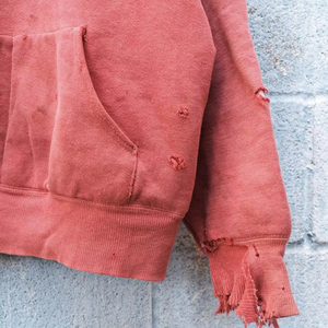 Sweat à capuche boxy personnalisé pour homme, style vintage délavé à l'acide, 100% coton épais 500 GSM en molleton bouclette, personnalisable, collection automne - Product Image 6