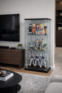 Vitrina minimalista de vidrio templado con clip pequeño TMG-G418(ECO), adecuada para salas de estar, villas, restaurantes y hoteles. - Product Image 5