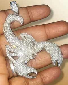 Pendentif Scorpion en Moissanite VVS, Argent 925, Pendentif HipHop, Bijou Unique en Forme d'Animal, Symbole de Protection, de Force et de Résilience - Product Image 1