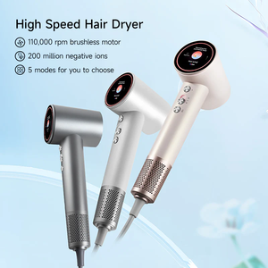 110,000 rpm chuyên nghiệp hiển thị kỹ thuật số Máy sấy tóc 7 tốc độ cài đặt Trọng lượng nhẹ nhanh chóng làm khô <span class=keywords><strong>Salon</strong></span> sử dụng nhà - Product Image 1