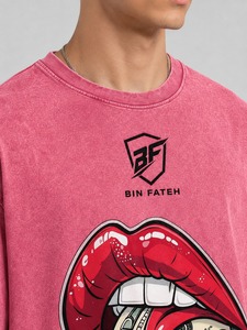 <b>Bin</b> Fateh Men's Regular Fit T-Shirt Streetwear Style Short Sleeve O-Neck 100% Cotton High Quality Eco-Friendly 180g Anti-Wrinkle - Product Image 5