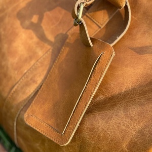 Sac de voyage rustique en cuir pleine fleur, sac de sport multifonctionnel, commandes en gros, personnalisable, fournisseur en gros - Product Image 6