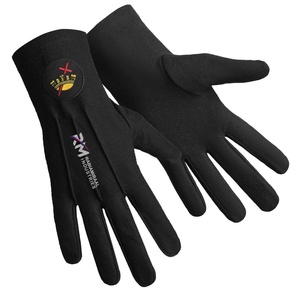 RMI Superior Craft Black Color Masonic <b>Gloves</b> With Smooth Texture Light weight Feel And Long Lasting - Product Image 2