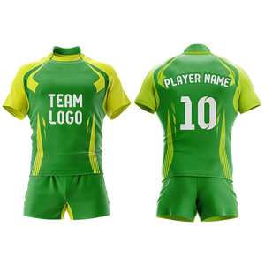 Nuevo diseño de uniformes de rugby para hombre, manga corta, transpirables, de buena calidad, tamaño personalizado, alta demanda, antiencogimiento. - Product Image 1