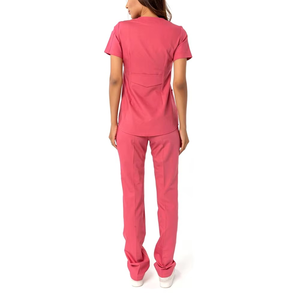Custom Embroidered Logo 100% Cotton Spandex Midi Plus Size Wholesale Fashionable Medical <b>Scrubs</b> Jogger Nursing Doctors - Product Image 2