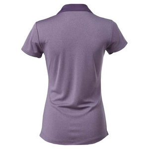 Chemises polo personnalisées High Street, manches courtes, polyester, pour femmes, unies, teintes, pour le sport - Product Image 2