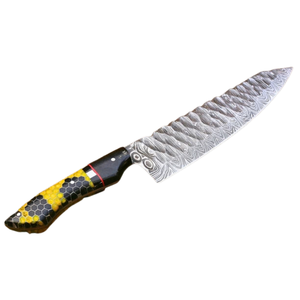 Cuchillo de Caza con Hoja Fija de Acero Inoxidable, Mango Ergonómico, Construcción Duradera, Herramienta de Corte para Exteriores, para Camping y Senderismo - Product Image 1