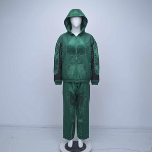 High Quality Men Windproof Waterproof Windbreaker Set <b>Lightweight</b> Nylon <b>Jacket</b> Pants Gym <b>Running</b> Tracksuit OEM Custom Design - Product Image 5