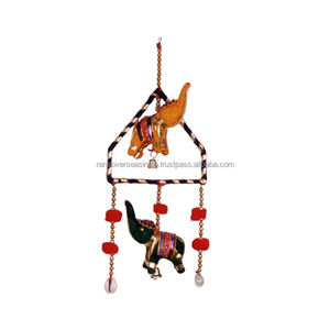 Mini carillon éolien en coton éléphant de qualité supérieure le plus vendu à la main, parfait pour accrocher au mur et à la porte - Product Image 5