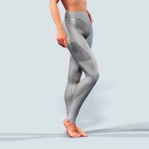 Leggings de yoga taille haute personnalisés avec cordon de serrage et effet froncé aux fesses pour femme - Coupe ajustée en Spandex/Polyester sans couture à séchage rapide pour la gym - Product Image 1