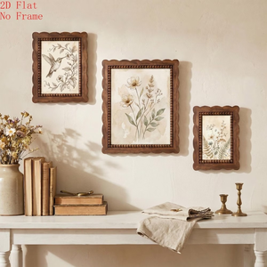 Cadre photo en MDF en bois fait main, vierge, 5x7/6x8/10 pouces, format A4, style puzzle, en carton, pour table, décoratif, petit cadre photo - Product Image 3