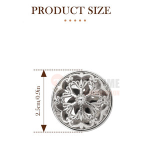 High Quality Elegant Surface With Strong Build And Smooth Finish For Apparel Decoration Steel <b>Buttons</b> - Product Image 5