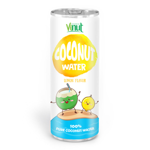 เครื่องดื่มน้ำมะพร้าว250มล. 24กระป๋องต่อกล่องสามารถผลิตฉลากส่วนตัวได้เองไม่มีน้ำตาล - Product Image 3
