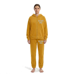 Pantalones de chándal anchos para mujer al por mayor con sudadera a juego para boutiques de ropa contemporánea en EE. UU. - Product Image 6