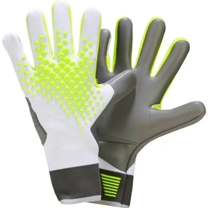 MILIENZ SPORTS APPAREL Guantes de Portero de Fútbol de Látex Rojo y Negro Antideslizantes Transpirables con Cierre de Cordón Unisex Sublimados - Product Image 6