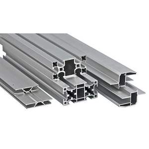 Profils d'extrusion carrés en alliage d'aluminium 6063 pour portes et fenêtres, traitement de surface personnalisé, services de découpe/pliage, fabricant OEM - Product Image 1